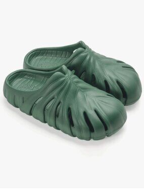 Unsent Studio Monstera Mule - Forest Green Size 39